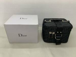 171-y14073-80s Christian Dior クリスチャンディオール トロッター バニティバッグ ポーチ ハンドバック HE0074