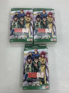 81-y13737-60r UNION ARENA スタートデッキ 幽☆遊☆白書 3個 まとめセット 未開封品