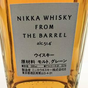 15834/【未開栓】NIKKA WHISKY FROM THE BARREL ニッカ ウイスキー フロム ザ バレル 500ml 51% 洋酒の画像5