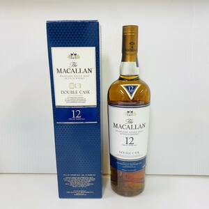 15894/【未開栓】MACALLAN 12年 SCOTCH WHISKY マッカランDOUBLE CASK 700ml 40% 洋酒