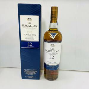 15896/【未開栓】MACALLAN 12年 SCOTCH WHISKY マッカランDOUBLE CASK 700ml 40% 洋酒