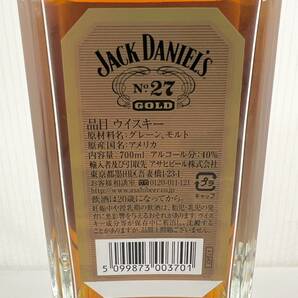 15952/【未開栓】JACK DANIEL'S No.27 WHISKY ジャックダニエル ウイスキー 700ml 40% 洋酒 箱付の画像4