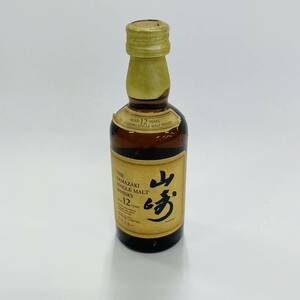 16238/【未開栓】山崎 12年 SINGLE MALT WHISKY 50ml 43% 酒 古酒