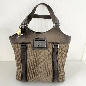 16170/ Christian Dior トロッター ストリートシック ハンドバッグ 手持ちカバン ブラウン 鞄 ブランド品