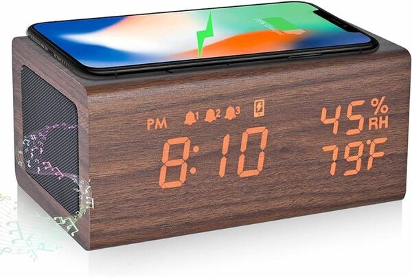 目覚まし時計 めざまし時計 スピーカー Bluetooth5.0