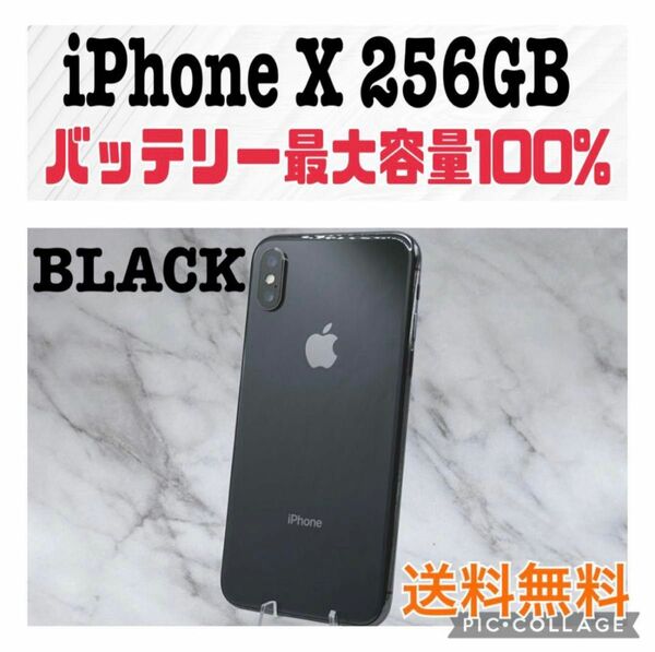 【美品】iPhone X 256 GB SIMフリー