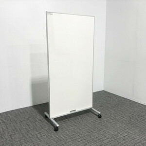  partition independent oka blur both sides white board with casters white used PJ-865543B