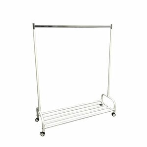  translation have hanger rack with casters painting with defect white AH-863595S