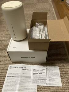  Speed Wi-Fi HOME L02 ホワイト UQ WiMAX 