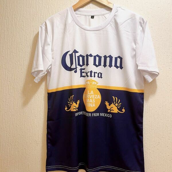 新品★Corona Extra★コロナビール★Tシャツ★ユニセックス★L半袖 Tシャツ ★ホワイト