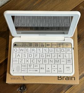  almost new goods free shipping sharp computerized dictionary b rain PW-AA1-W white 