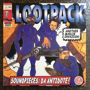 【99年 US Orig 3LP】Lootpack - SOUNDPIECES : DA ANTIDOTE!／Madlib Stones Throw