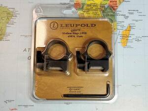 * Leupold * QRW 1 -inch Medium Leupold scope ring mount beautiful goods *