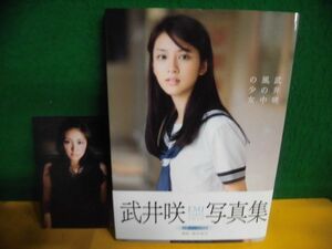 DVD付　サイン入り　武井咲写真集 風の中の少女　初版・帯付・ポストカード付