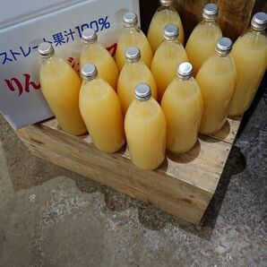 青森りんご　サンふじ100％　りんごジュース　1L６本入り　送料込み