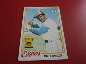 １９７８　TOPPS　＃７２　ANDRE　DOWSON　　ALL-STAR ROOKIE