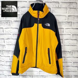 ノースフェイス　THE NORTH FACE　マウンテンパーカー　S　黄色　カーキ　マウンテンパーカー　ウインドブレーカー　アウトドア