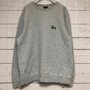  Stussy STUSSY футболка тренировочный серый M хлопок хлопок большой Logo one отметка 