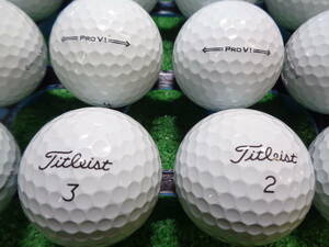 [TL726.] タイトリスト プロ ブイワン 21年 Titleist PRO V1 20球 ロストボール【中古】