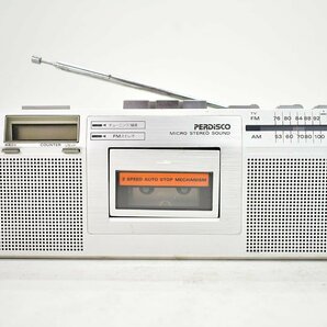 HITACHI TRK-4600M PERDISCO マイクロカセットレコーダー[日立][パディスコ][ラジカセ][MICRO CASSETTE RECORDER]2Mの画像1