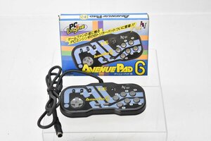 NEC PC engine avenue pad 6 controller NAPD-1002 original box attaching [PC Engine][AVENUE PAD][HE system][ that time thing ]H
