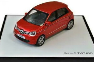 ノレブ 1/43 ルノー トゥインゴ ジェネレーション 3 2019 Norev Renault Twingo Generation 3 Facelift flame red 7711940352