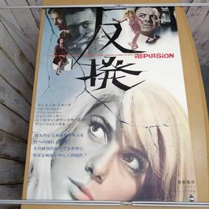 フ24042516 古い映画のポスター 「反撥/Repulsion」 反発 カトリーヌ・ドヌーヴ イヴォンヌ・フルノー 1965年 定形外発送の画像1