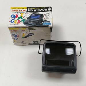 024051603 GAME GEAR Game Gear exclusive use big Wind -Ⅱ BIG WINDOW II outer box defect have retro game 