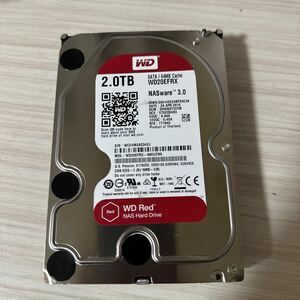 X62:【動作保証/使用0時間/AVコマンド対応】WDC WD20EFRX 3.5インチHDD SATA 2TB 2000GB