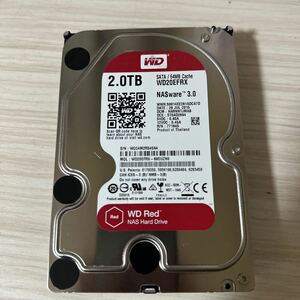 X63:【動作保証/使用0時間/AVコマンド対応】WDC WD20EFRX 3.5インチHDD SATA 2TB 2000GB