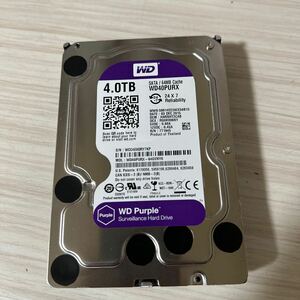 N62:(動作保証/使用0時間/AVコマンド対応)Western Digital Purple 4TB WDC WD40PURX 3.5インチ SATA HDD 