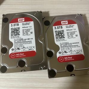 【二枚セット】Z1/2:(動作保証/使用0時間)Western Digital Red 3TB WDC WD30EFRX 3.5インチ SATA HDD 