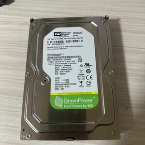 A137:（動作保証/AVコマンド対応/使用0時間）WDC SATA 3.5インチHDD 1000GB 1TB 【WD10EURX】