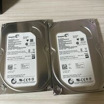 二枚セット:Q15/16:◇動作保証◆使用0時間 /薄型/Seagate SATA 3.5インチHDD SATA 500GB ST500DM002_画像1