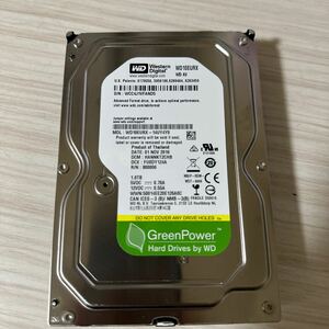 B40:（動作保証/AVコマンド対応/使用0時間）WDC SATA 3.5インチHDD 1000GB 1TB 【WD10EURX】 