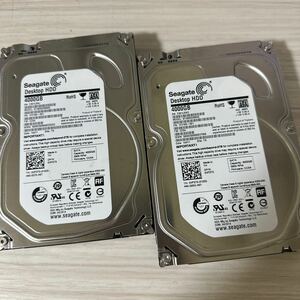 二枚セット：N10/11:【動作保証/使用65536時間】Seagate 4TB HDD ST4000DM000-1F2168 3.5インチHDD 4000GB