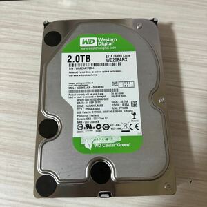 X26:(動作保証/使用0時間)Western Digital Green 2TB WDC WD20EARX 3.5インチ SATA HDD 2000GB