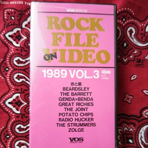 VOS ROCK FILE ON VIDEO★1989 VOL.3★赤と黒★ZOLGE★ストラマーズ★ジェンダベンダ★他