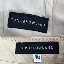 TOMORROWLAND トゥモローランド ウール×シルク　ジャケット　パンツ セットアップ size46/ベージュ系 メンズ_画像3