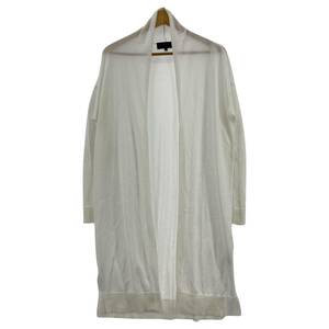 yu. packet OK UNTITLED Untitled shawl long cardigan size2/ white lady's 