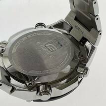CASIO カシオ EQW-M1100 EDIFICE ソーラー 腕時計/ブラック×シルバー メンズ_画像5