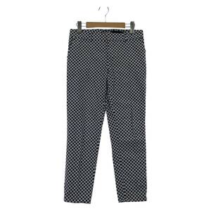 yu. packet OK UNTITLED Untitled total pattern pants size2/ navy series lady's 