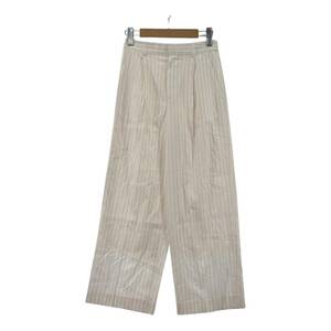 UNTITLED Untitled stripe slacks pants size0/ white lady's 