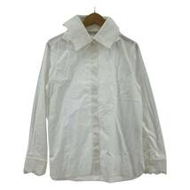 ゆうパケットOK TSUMORI CHISATO ツモリチサト 襟付き 長袖シャツ size2/ホワイト レディース_画像1