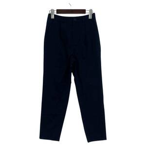 yu. packet OK UNTITLED Untitled tapered pants size0/ navy lady's 