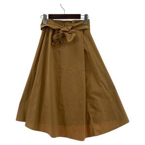 yu. packet OK UNTITLED Untitled long skirt size2/ beige lady's 