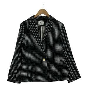 49AV.junko shimada Junko Shimada dot pattern jacket size42/ black series lady's 