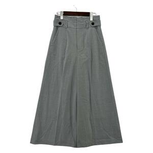 UNTITLED Untitled шерсть . широкий брюки size3/ серый женский 