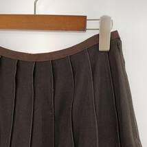 美品 FRANCO FERRARO フランコフェラーロ タグ付き　ウール　フレア スカート size3/茶系 レディース_画像2