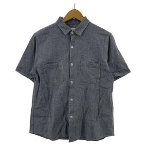 ゆうパケットOK coen コーエン 半袖シャツ sizeM/ネイビー メンズ